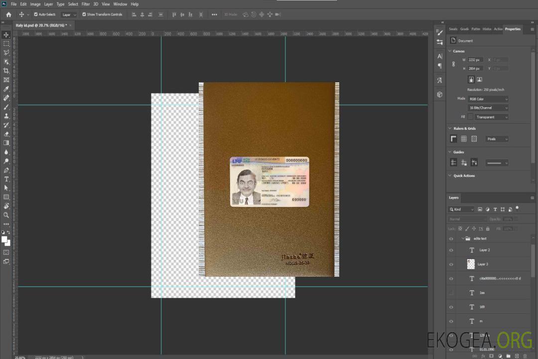 Photolook du permis de séjour en Lituanie AVANT template Photolook du permis de séjour en Lituanie AVANT template